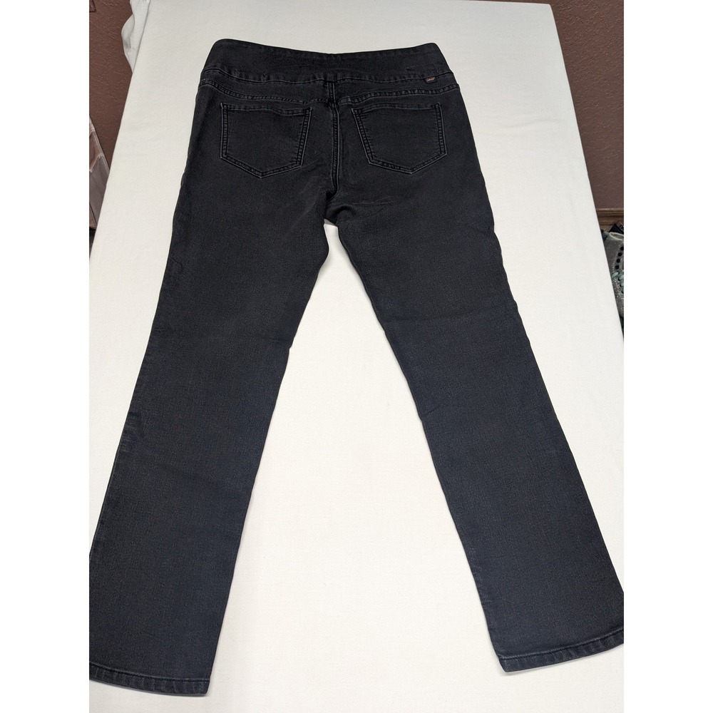 Jag Jeans Womens 12P Black High Rise Skinny Pull On Denim Jeans JP2112361BKR - Picture 13 of 14